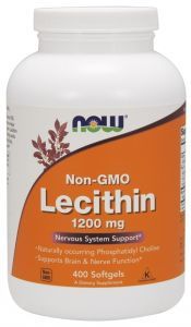 NOW Foods Lecytyna (bez GMO) 1200 mg x 400 kaps