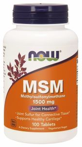 NOW Foods MSM – metylosulfonylometan 1500 mg x 200 tabl