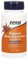 NOW Foods Natural Beta Carotene x 90 kaps