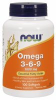 NOW Foods Omega 3-6-9 (1000 mg) x 100 kaps