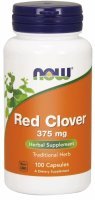 NOW Foods Red Clover (Koniczyna łąkowa) 375 mg x 100 kaps