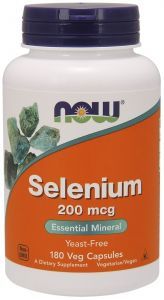 NOW Foods Selenium 200 mcg x 180 kaps