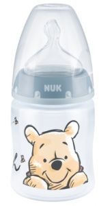 NUK butelka First Choice+ ze wskaźnikiem temperatury Disney Kubuś Puchatek M 150 ml (niebieska)