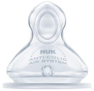 NUK silikonowy smoczek do butelki First Choice+ (6-18 miesięcy) XL x 1 szt