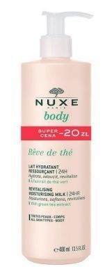 Nuxe Body Reve de the rewitalizujące mleczko nawilżające do ciała 24h 400 ml (opakowanie promocyjne)