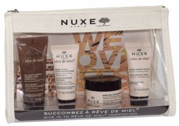 Nuxe Reve de Miel promocyjny zestaw podróżny z kosmetyczką