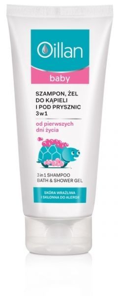 Oilan baby szampon, żel do kąpieli i pod prysznic 3w1 200 ml
