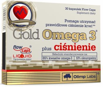 Olimp gold omega 3 plus ciśnienie x 30 kaps
