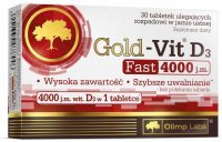 Olimp Gold-Vit D3 FAST 4000 j.m. x 30 tabl