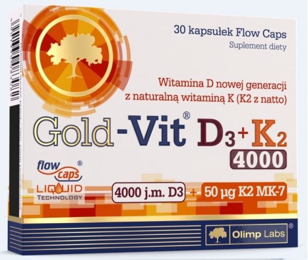 Olimp Gold-Vit D3 + K2 4000 j.m. x 30 kaps