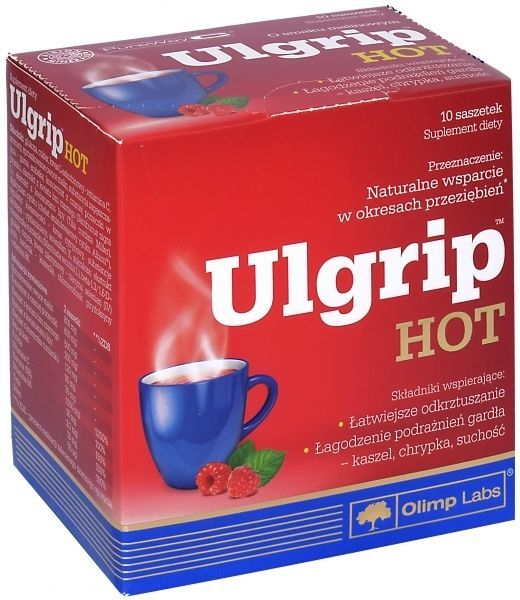 Olimp Ulgrip HOT  x 10 sasz o smaku malinowym