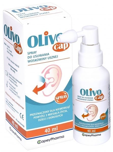 Olivocap preparat rozpuszczający i usuwający woskowinę uszną 40 ml