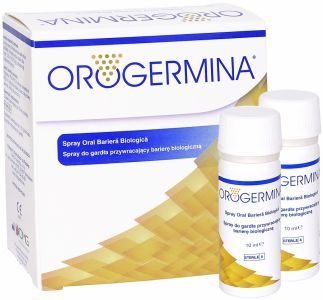 Orogermina spray do gardła x 1 zestaw (2 x 10 ml)  (sprzedajemy wyłącznie do odbioru osobistego)