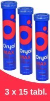 Oryal max w trójpaku 3 x 15 tabl musujących (elektrolity)