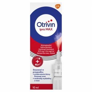 Otrivin ipra Max (0,5 mg + 0,6 mg)/ml Aerozol do nosa 10 ml