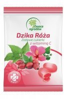 Owoce Ogrodów Dzika Róża - ziołowe cukierki z dziką różą i witaminą C 60 g