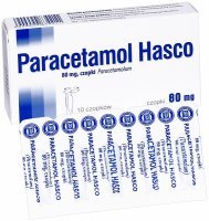Paracetamol 80 mg x 10 czopków (Hasco)