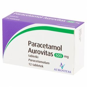 Paracetamol Aurovitas 500 mg x 12 tabl