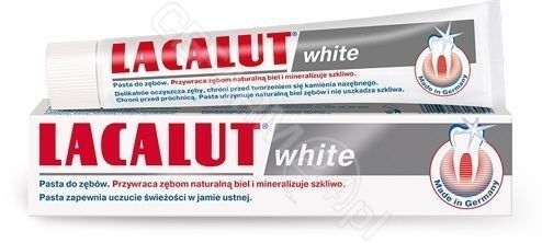 Pasta do zębów lacalut white 75 ml+ szczoteczka Lacalut white GRATIS!!!