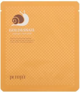 Petitfee Gold&Snail hydrożelowa maska ze złotem i śluzem ślimaka x 1 szt