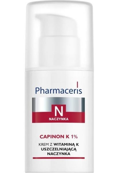 Pharmaceris N -  CAPINON K 1% krem z witaminą K uszczelniającą naczynka 30 ml