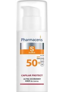 Pharmaceris S CAPILAR PROTECT ultra ochronny krem dla skóry naczynkowej i z trądzikiem różowatym SPF 50+ 50 ml