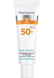 Pharmaceris S Sensi Protect - codzienna emulsja ochronna do twarzy i okolic oczu spf50+ 50 ml