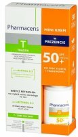 Pharmaceris T pure promocyjny zestaw - Retinol 0,3 krem z retinolem na trądzik wieku dorosłego na noc 40 ml + miniprodukt GRATIS!!!