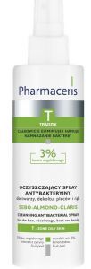 Pharmaceris T Sebo Almond Claris oczyszczający spray antybakteryjny do twarzy, dekoltu, pleców i rąk  200 ml