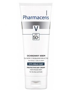 Pharmaceris V - Viti Melo Day ochronny krem dla skóry z problemem bielactwa do twarzy i ciała na dzień 75 ml