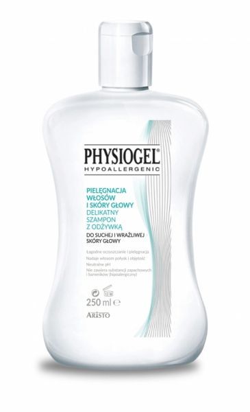 Physiogel delikatny szampon z odżywką do suchej i wrażliwej skóry głowy 250 ml