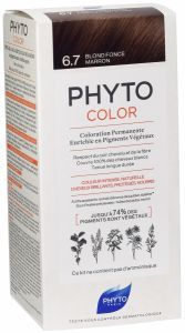 Phyto phytocolor 6.7 CIEMNY CZEKOLADOWY BLOND farba pielęgnacyjna do włosów z pigmentami roślinnymi