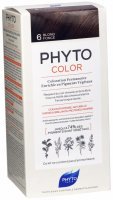 Phyto phytocolor 6 CIEMNY BLOND farba pielęgnacyjna do włosów z pigmentami roślinnymi