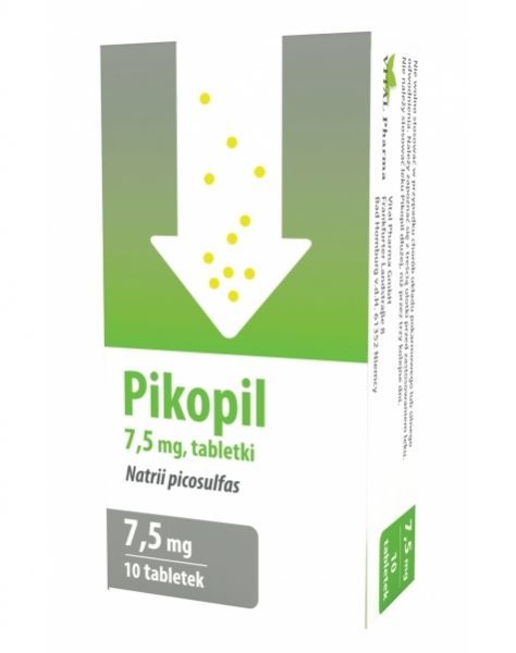 Pikopil 7,5 mg x 10 tabl powlekanych