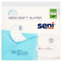 Podkłady higieniczne Seni Soft Super 90 cm x 60 cm x 30 szt