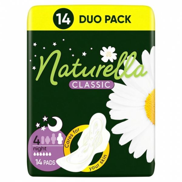 Podpaski Naturella Classic Night Camomile (rozmiar 4) x 14 szt