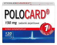 Polocard 150 mg x 120 dojelitowych tabletek powlekanych