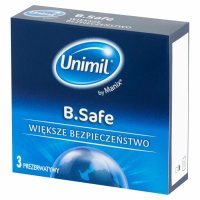 Prezerwatywy Unimil B.Safe x 3 szt