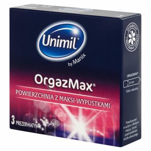 Prezerwatywy Unimil OrgazMax x 3 szt