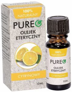 Pureo 100% naturalny olejek eteryczny  Cytrynowy 10 ml