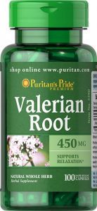 Puritan's Pride Waleriana 450 mg x 100 kaps