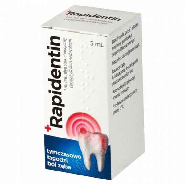 Rapidentin 1ml/ml płyn stomatologiczny 5ml