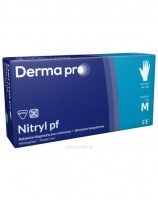 Rękawice Derma Pro nitrylowe bezpudrowe M x 100 szt