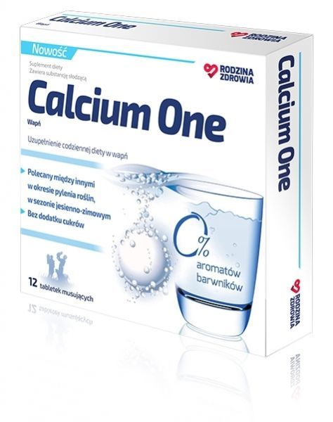 Rodzina Zdrowia Calcium One x 12 tabl musujących