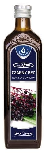 SambuVital 100% sok z owoców czarnego bzu 490 ml (Oleofarm)