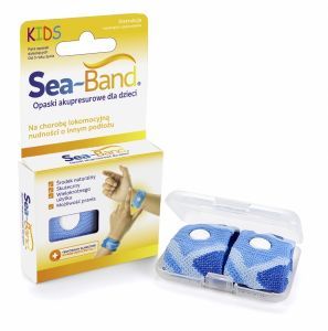 Sea-band opaska przeciw mdłościom dla dzieci x 2 szt (niebieska)