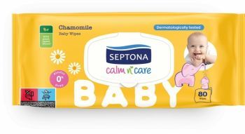 Septona baby chusteczki nawilżane dla dzieci Chamomile x 80 szt
