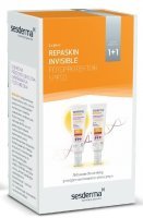 Sesderma promocyjny zestaw - Repaskin Invisible Fotoprotektor SFP50 krem z bardzo wysoką ochroną przeciwsłoneczną 2 x 50 ml