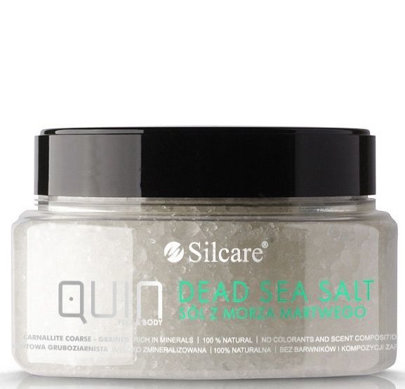 Silcare Quin sól karnalitowa z Morza Martwego do stóp i ciała 300 g (gruboziarnista)