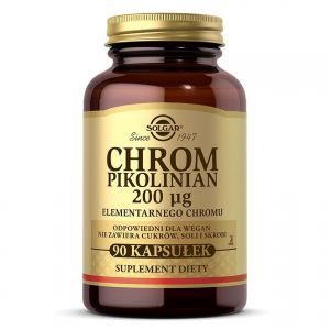Solgar Chrom Pikolinian 0,2 mg x 90 kaps